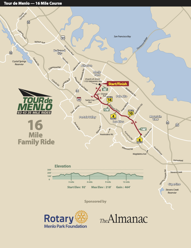 Routes – Tour de Menlo